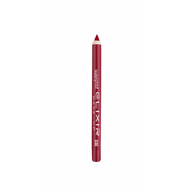 ELIXIR Waterproof Lip Pencil - 030 True Red