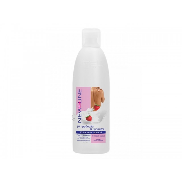 IMEL Cream Bath Φράουλα & Γιαούρτι 1000ml