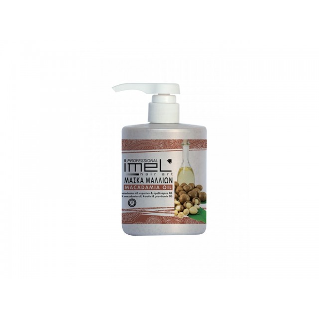 IMEL Μάσκα Μαλλιών Macadamia Οil & Κερατίνη 500ml