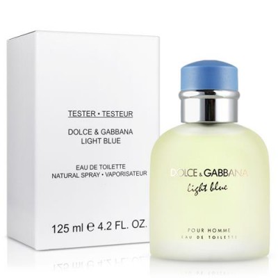 DOLCE & GABBANA Light Blue Pour Homme EDT 125ml TESTER