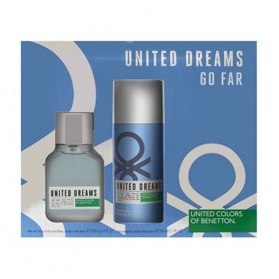 BENETTON United Dreams Go Far SET: EDT 100ml + deodorant spray 150ml