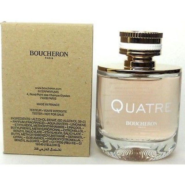 BOUCHERON Quatre Pour Femme EDP 100ml TESTER