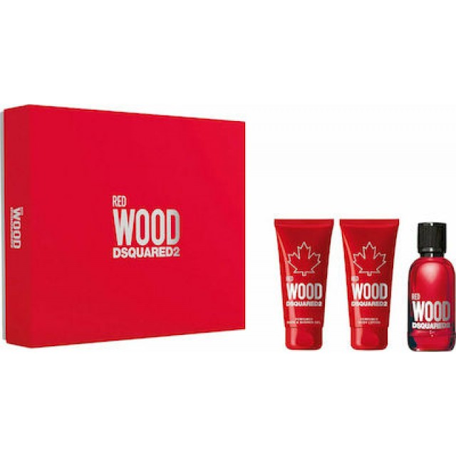 DSQUARED2 Wood pour Femme SET: EDT 50ml + shower gel 50ml + body lotion 50ml