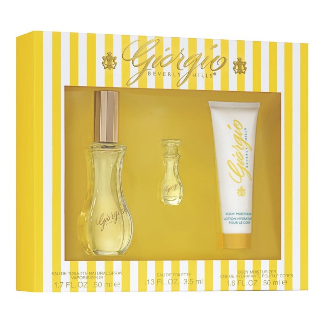 GIORGIO BEVERLY HILLS Giorgio Yellow SET: EDT 50ml + body lotion 50ml + EDT 3.5ml