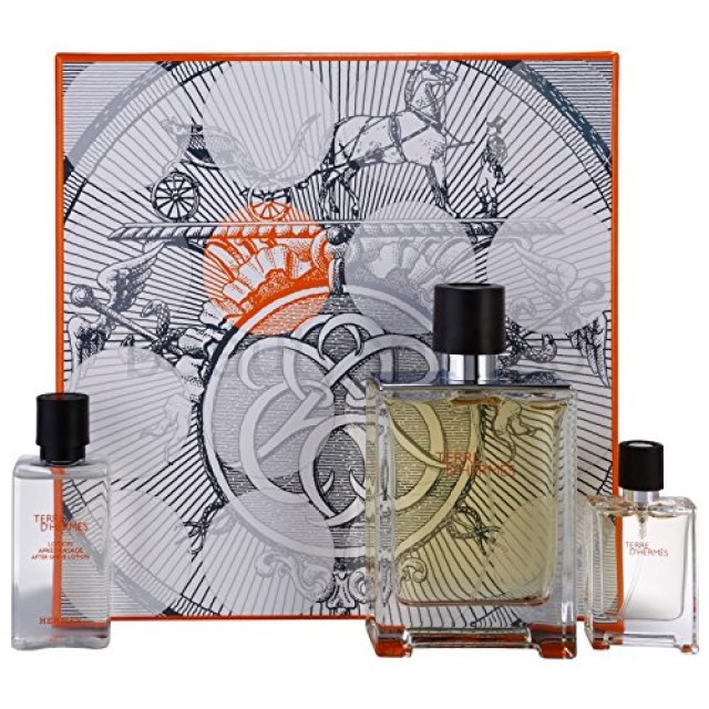 HERMES Terre d'Hermes SET: EDT 100ml + aftershave lotion 40ml + EDT 12,5ml