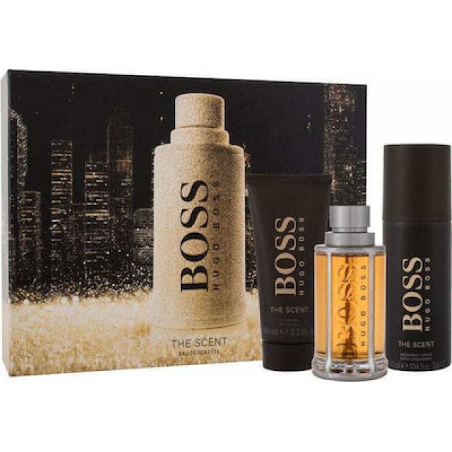 HUGO BOSS The Scent SET: EDT 100ml + shower gel 100ml + deo spray 150ml