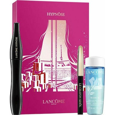 LANCOME Hypnose SET: Mascara 01 6.2ml + Crayon Khol 01 0.7g + Cleanser 30ml