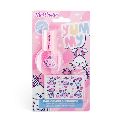 Martinelia Yummy Glitter Nail Polish & Stickers  L-12241