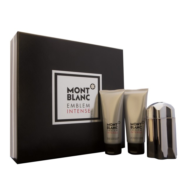 MONT BLANC Emblem Intense SET: EDT 100ml + aftershave balm 100ml + shower gel 100ml