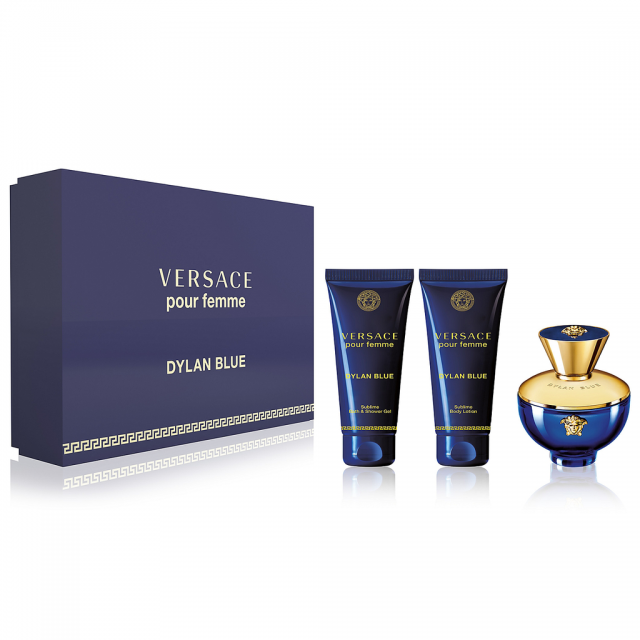 VERSACE Dylan Blue SET: EDP 50ml + body lotion 50ml + shower gel 50ml